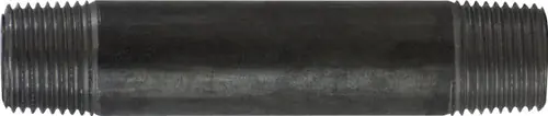 Midland Metal 57064 Welded Pipe Nipple, 1/2 in MPT x 1/2 in MPT, 3 in L, Steel, Black, SCH 40 Schedule Hassle-Free Returns