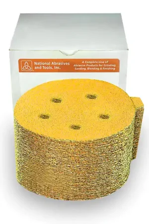 Trending Alfa Tools PTAG84008 8" x 8 400G Psa Paper Disc, Aluminum Oxide Gold, Tabbed, 100/Box