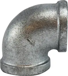 Midland Metal 64109 90 deg Elbow, 2-1/2 in FPT x 2-1/2 in FPT, Iron, Galvanized, 150 lb Best Seller