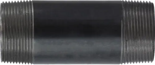 Holiday Sale Midland Metal 57140 Welded Pipe Nipple, 1-1/2 in MPT x 1-1/2 in MPT, 1-3/4 in L, Steel, Black, SCH 40 Schedule