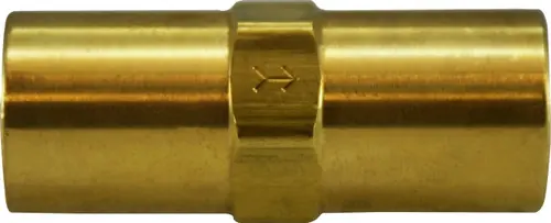 Midland Metal 46560V Check Valve, 1/8 in Nominal, FIP x FIP, Brass Body, Domestic Trusted Brand