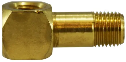 Midland Metal 28441 90 deg Long Street Elbow, 1/8 in FIP x 1/8 in MIP, Brass Next Day Delivery