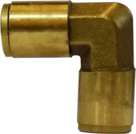 Popular Midland Metal 20152 90 deg Union Elbow, 1/4 in Tube OD x 1/4 in Tube OD, Brass