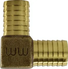 Luxury Midland Metal 973978 90 deg Elbow, 1-1/4 in Hose Barbed x 1-1/4 in Hose Barbed, Bronze