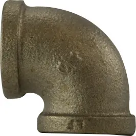Trusted Brand Midland Metal 44104LF 90 deg Elbow, 3/4 in FPT x 3/4 in FPT, Bronze