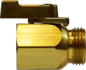 Midland Metal 30161 Ball Valve, 3/4 in Nominal, FGH x MGH, 1 -Port/Way, 500 psi Pressure, 180 deg F Price Drop