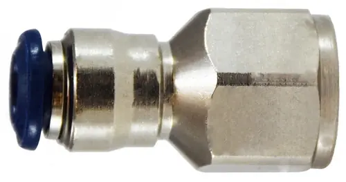 Don't Miss Out Midland Metal 20032N Straight Connector, 1/8 in Tube OD x 1/8 in FNPTF, Brass, Nickel-Plated