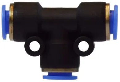 Weekend Sale Midland Metal 20029C Union Tee, 3/8 in Push-In x 3/8 in Push-In x 3/8 in Push-In, Composite