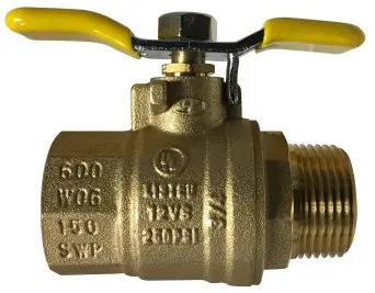 Low Price Midland Metal 948170T Ball Valve, 1/4 in Nominal, MPT x FPT, 600 psi WOG Pressure, -20 to 300 deg F