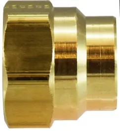 Price Cut Midland Metal 38306 Nut, 3/8 in Tube, Brass