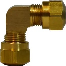 Place Order Midland Metal 38052 90 deg Elbow, 1/4 in Tube OD x 1/4 in Tube OD, Brass