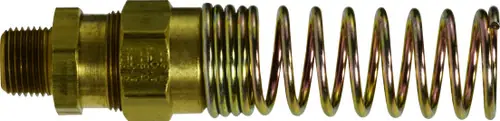 Low Price Midland Metal 38346 Adapter with Spring, 1/2 in Hose x 1/2 in MPT, Brass
