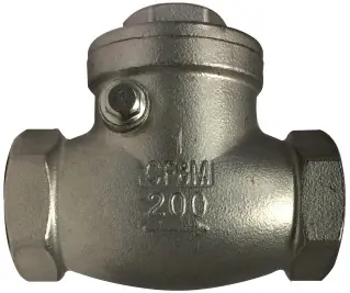 Mega Sale Midland Metal 949355 Swing Check Valve, 1 in Nominal, FPT, CF8M 316 Stainless Steel Body, Import