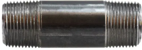 Buy Direct Midland Metal 57085 Welded Pipe Nipple, 3/4 in MPT x 3/4 in MPT, 3-1/2 in L, Steel, Black, SCH 40 Schedule