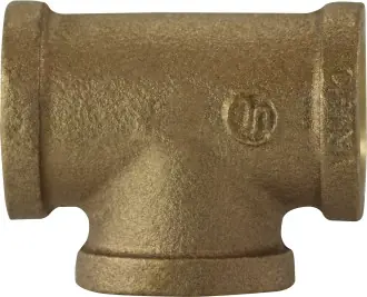 Direct From Factory Midland Metal 44258 Pipe Tee, 2 in FPT x 2 in FPT x 2 in FPT, Bronze