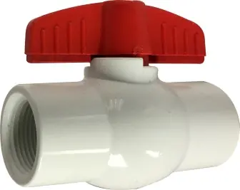 Next Day Delivery Midland Metal 940285 Ball Valve, 3/4 in Nominal, FIP x FIP, 150 psi at 73 deg F Pressure, PVC Body