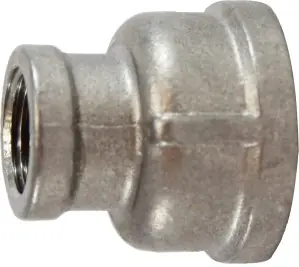 Midland Metal 62453 Reducing Coupling, 2 in FPT x 1-1/4 in FPT, Stainless Steel, 150 lb Super Sale