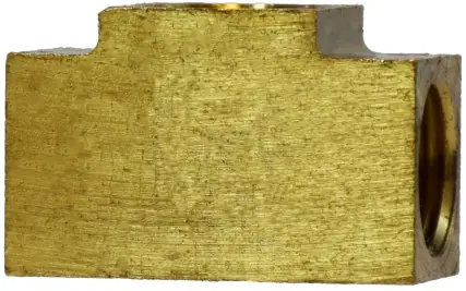 Midland Metal 12088 Union Tee, 5/16 in Inverted Flared x 5/16 in Inverted Flared x 5/16 in Inverted Flared, Brass Shop Now