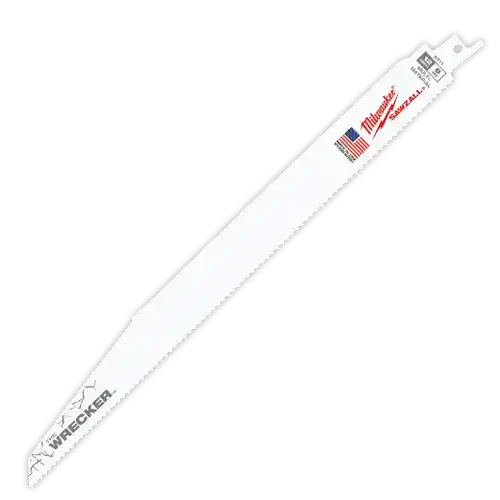 Milwaukee Tool 48-01-7711 12" 7/11 TPI WRECKER SAWZALL Blade for Multi-Material Bulk 100, 100 Pack Holiday Sale