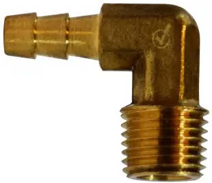 Holiday Sale LF Barb 90 Elbow 5/16 X 1/8 HOSE BARB X MIP ELBOW AB1953 - 32036LF