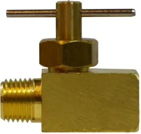 Midland Metal 46060 Needle Valve, 1/8 x 1/8 in Nominal, MIP x FIP, 150 psi Pressure, -45 to 250 deg F While Supplies Last