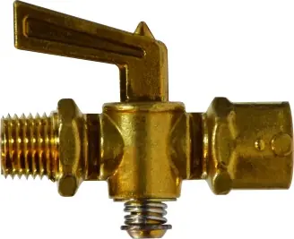 Midland Metal 46161T Shut-Off Cock, 1/4 in Nominal, MIP x FIP, Forged Brass Body Limited Offer