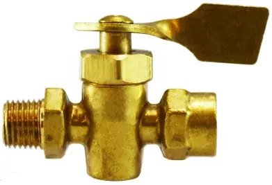 Midland Metal 46406M Solid Bottom Fuel Valve, 1/4 x 1/4 in Nominal, MPT x MPT, 30 psi Pressure Don't Miss Out