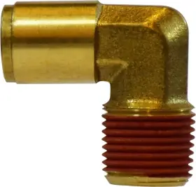 Special Discount Midland Metal 20073 90 deg Fixed Elbow, 3/8 in Tube OD x 3/8 in Male NPTF, Brass