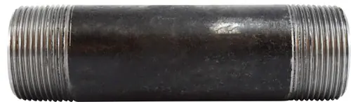 Cheap Midland Metal 59120SMLS Seamless Pipe Nipple, 1-1/4 in MPT x 1-1/4 in MPT, 1-5/8 in L, Steel, Black, 300 lb