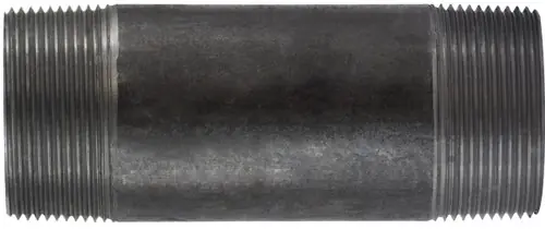 Secure Checkout Midland Metal 57182 Welded Pipe Nipple, 2-1/2 in MPT x 2-1/2 in MPT, 3-1/2 in L, Steel, Black, SCH 40 Schedule