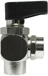 Next Day Delivery Midland Metal 46670 90 deg Mini Angle Ball Valve, 1/8 x 1/8 in Nominal, FNPT x FNPT, 250 psi Pressure