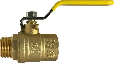 Midland Metal 948175 Ball Valve, 1-1/4 in Nominal, MPT x FPT, 600 psi WOG Pressure, -20 to 300 deg F Super Sale