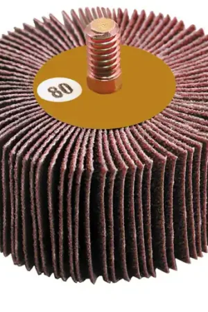 Big Sale Alfa Tools FW61724CT 2" x 1/2 240 Grit Flap Wheel Threaded Shank, 10 Pack