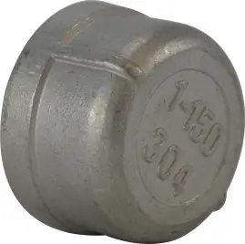 Midland Metal 62473 Cap, 1/2 in FPT, Stainless Steel, 150 lb Big Sale