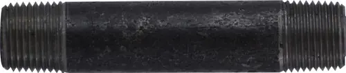 Midland Metal 59062SMLSXX Seamless Pipe Nipple, 1/2 in MPT x 1/2 in MPT, 2 in L, Steel, Black, XXH Schedule Authentic