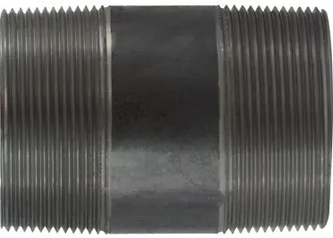 Brand New Midland Metal 57201 Welded Pipe Nipple, 3 in MPT x 3 in MPT, 3 in L, Steel, Black, SCH 40 Schedule