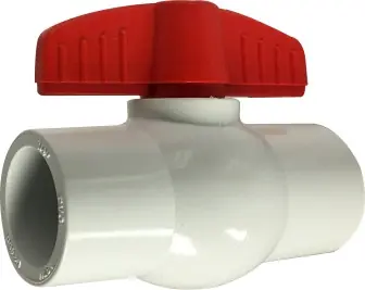 Fan Favorite Midland Metal 940295 Ball Valve, 3/4 in Nominal, Slip x Slip, 150 psi at 73 deg F Pressure, PVC Body