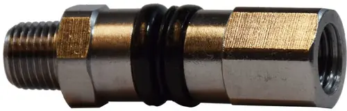Buy Online Midland Metal 320061 360 deg Turning Straight Swivel Adapter, 1/4 in MPT x 1/4 in FPT, Brass