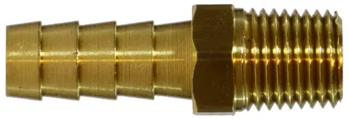 Midland Metal 32304 Rigid Adapter, 5/8 in Hose x 1/4 in Male NPTF, Brass Best Seller