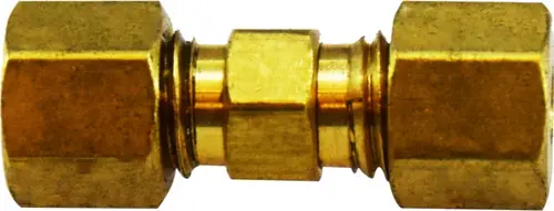 Discount Midland Metal 25062 Split Sleeve Union, 1/8 in 1/8 in, Brass