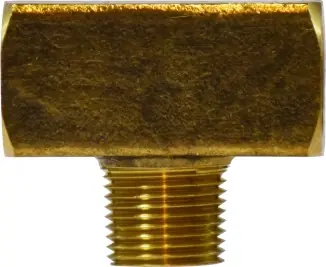 Seasonal Sale Midland Metal 28284 Branch Tee, 1/2 in FIP x 1/2 in FIP x 1/2 in MIP, Brass
