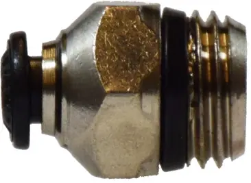 Holiday Sale Midland Metal 20636N Straight Adapter, 10 mm Push-In x 1/4 in MIP, Brass, Nickel-Plated