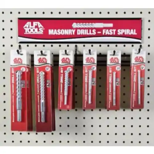 Alfa Tools MDF60514 5/8 x 6 x 3/8 Carbide Fast Spiral Masonry Drill Fast Shipping