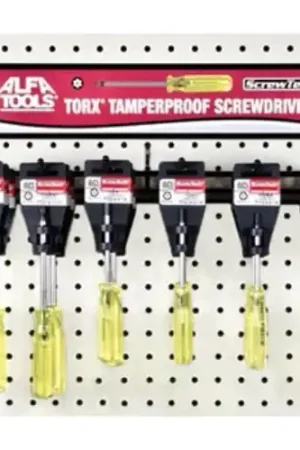 Alfa Tools SCD161H Tt15 x 6-1/8 Torx Tamperproof Screwdriver Hanger Don't Miss Out