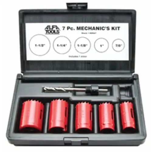 Alfa Tools HOSA7 7 pc Hole Saw Kit Affordable