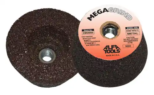Alfa Tools CW64072 6/4 Cup Wheel W/ Mtl Bk For Metal, 10 Pack Latest