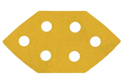 Alfa Tools PTAD2120 120G Psa Diamond Triangles Aluminum Oxide Gold Paper, 50 Pack New Arrival