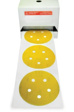 Certified Alfa Tools PLAG51500 5" x 0 150G Psa Paper Disc, Aluminum Oxide Gold 100/Kiss Cut Roll