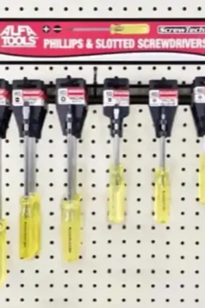 Alfa Tools SCD154H 12 x 8 Spanner Screwdriver Hanger Professional Grade