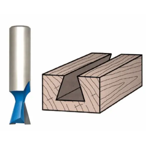 Fast Shipping Alfa Tools RB75038 1/2 x 2 1/4 Pattern Dovetail Router
